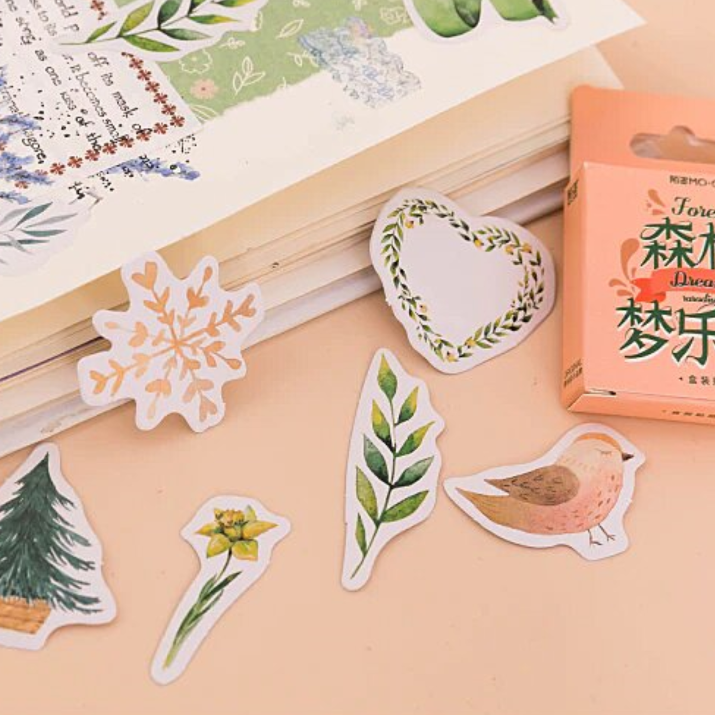 Forest Dream - Self Adhesive Sticker Box