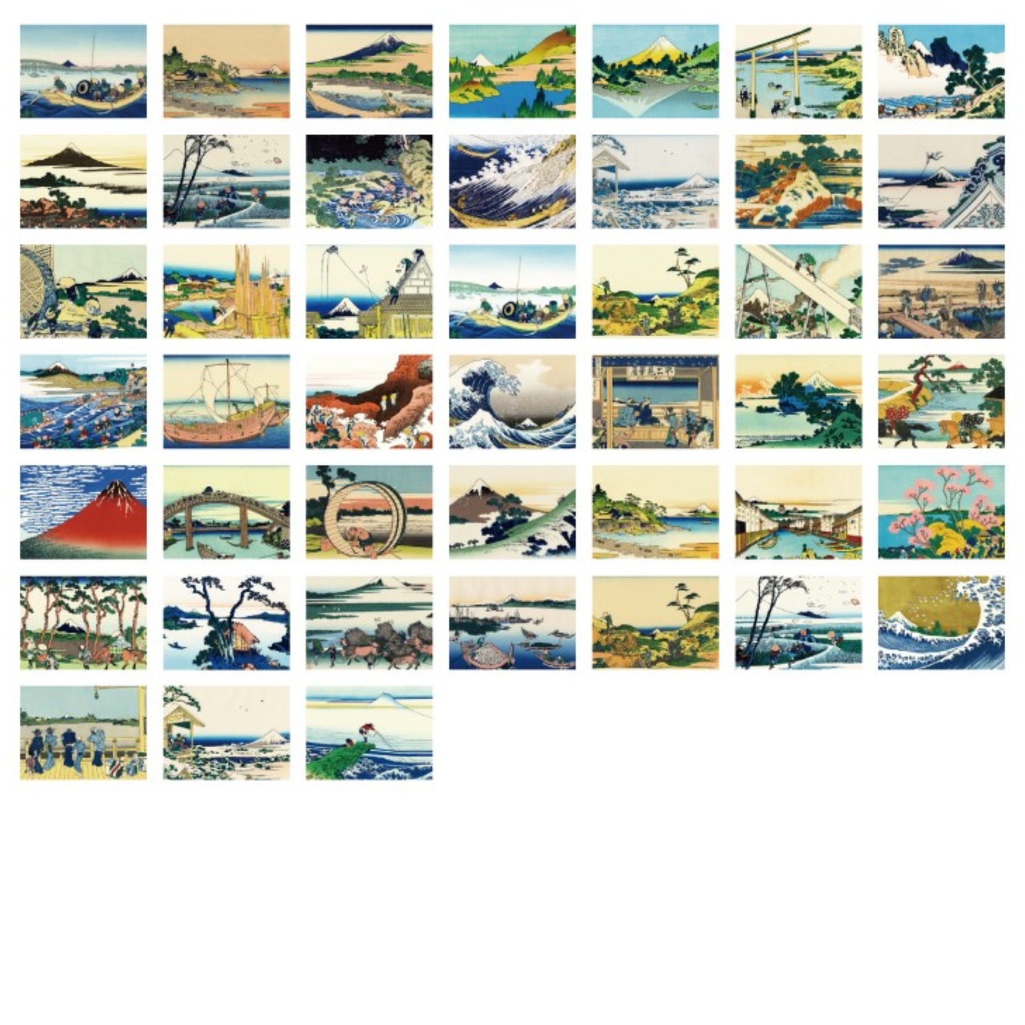 Landscape of Japan - Self Adhesive Sticker Box