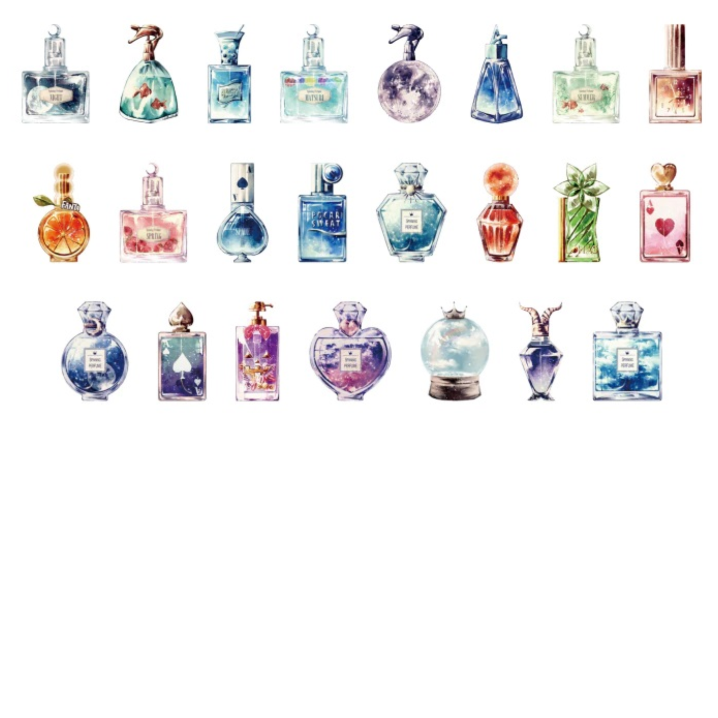 Magic Potions - Self Adhesive Sticker Box