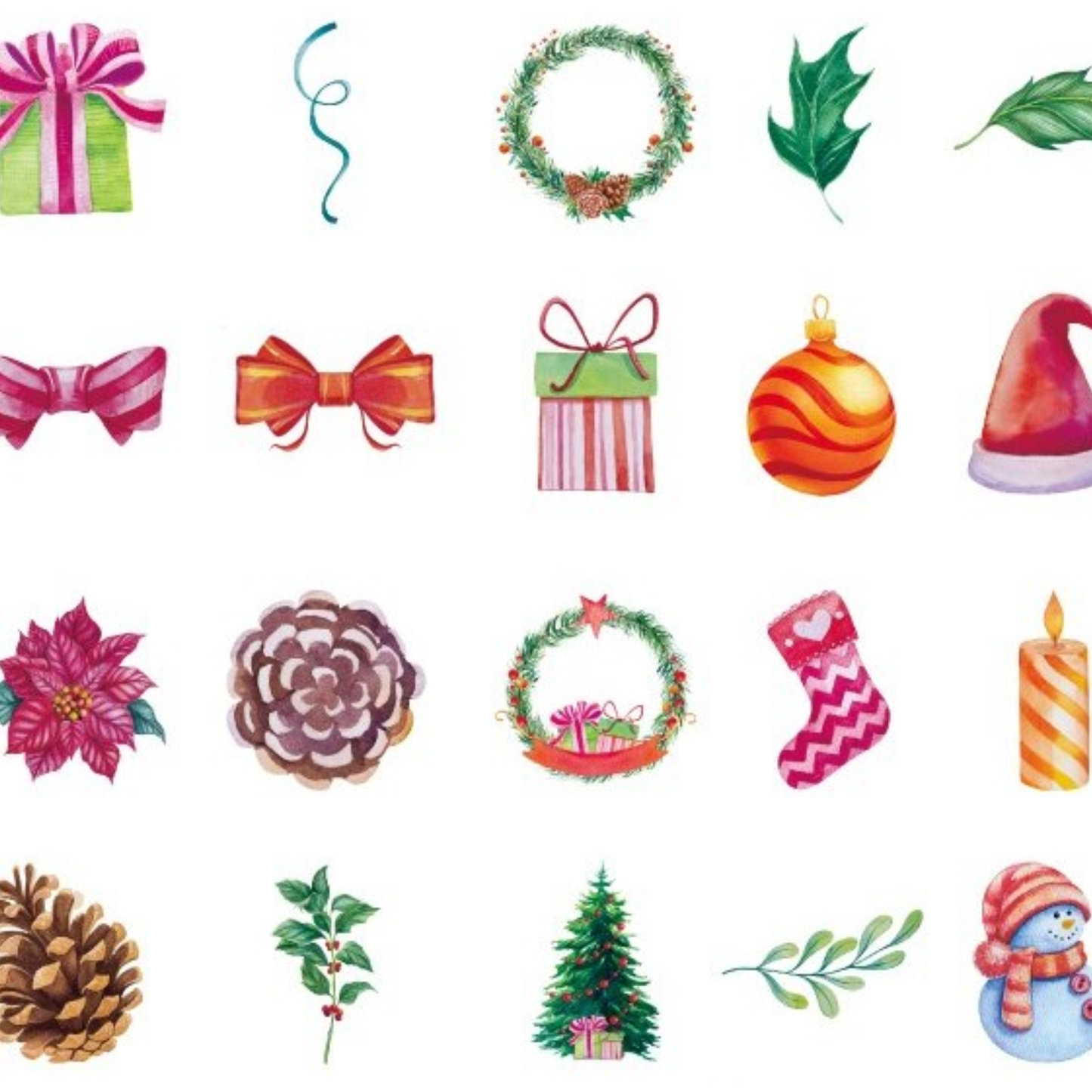 Merry Christmas - Self Adhesive Sticker Box