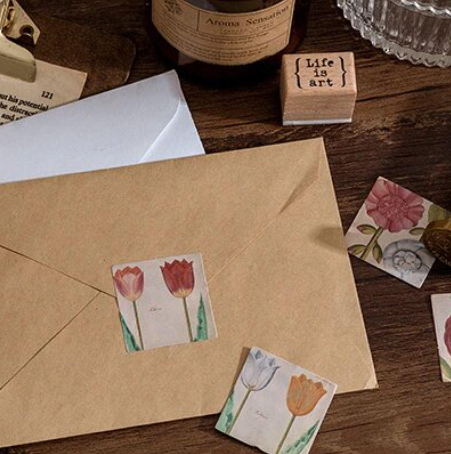 Notes On Plants - Self Adhesive Sticker Box