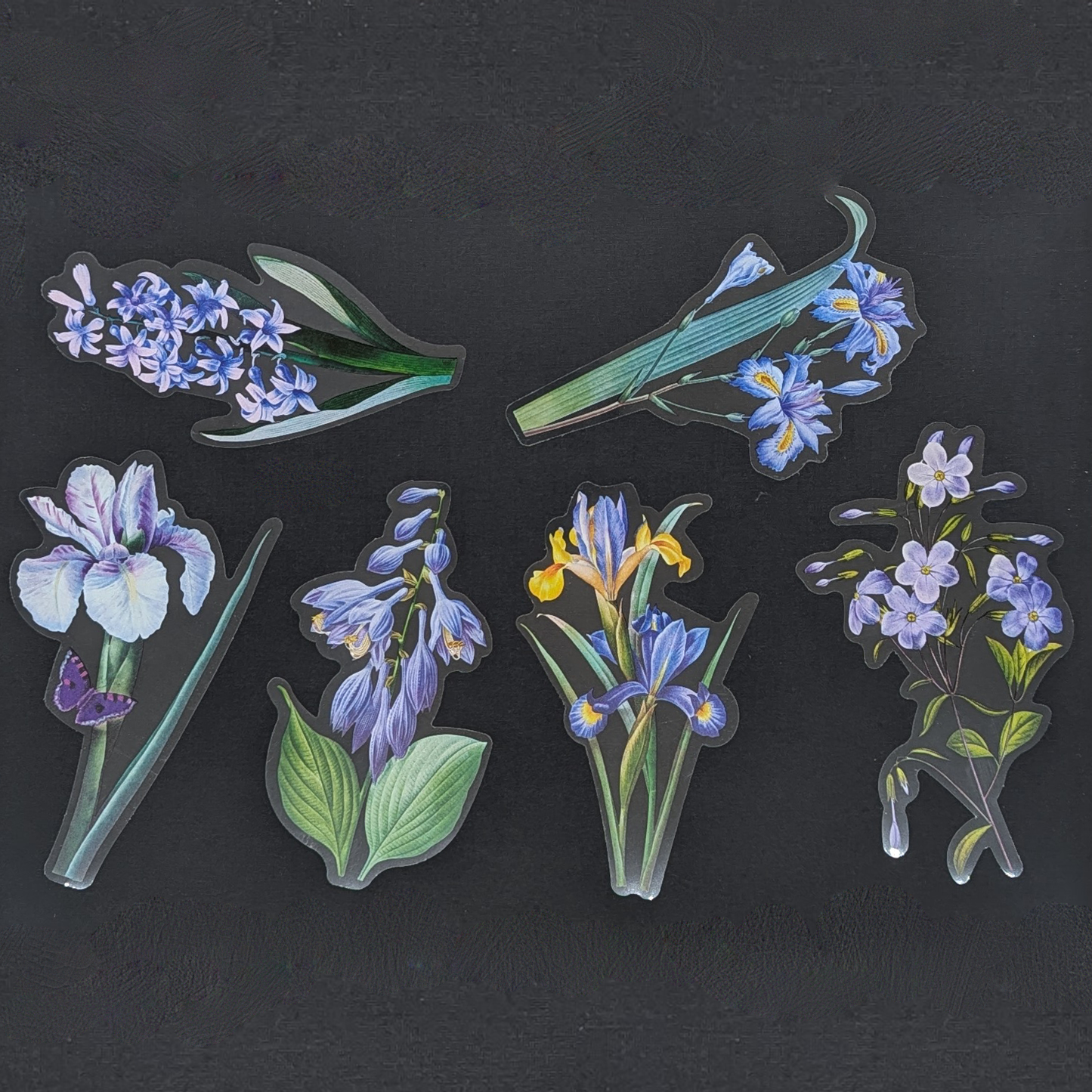 Purple Flowers - Sticker Sheet
