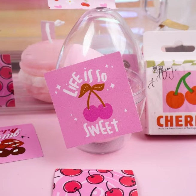 Cherries - Self Adhesive Sticker Box