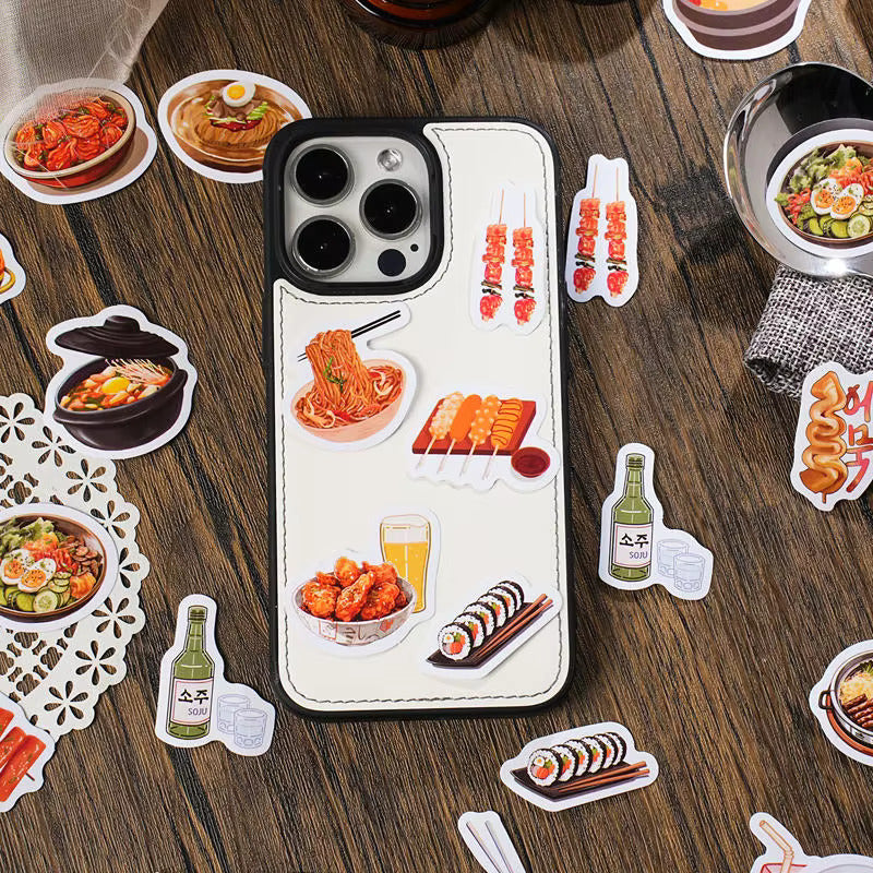 Korean Cuisine - Self Adhesive Sticker Box
