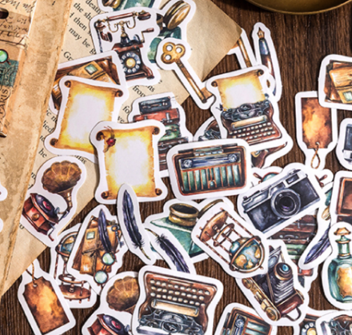 Something From The Past - Self Adhesive Sticker Box