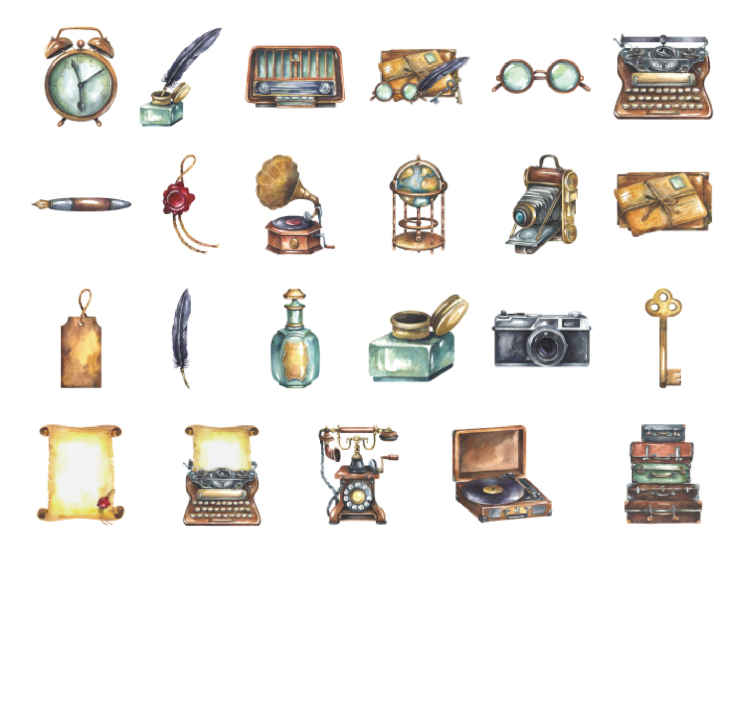 Something From The Past - Self Adhesive Sticker Box