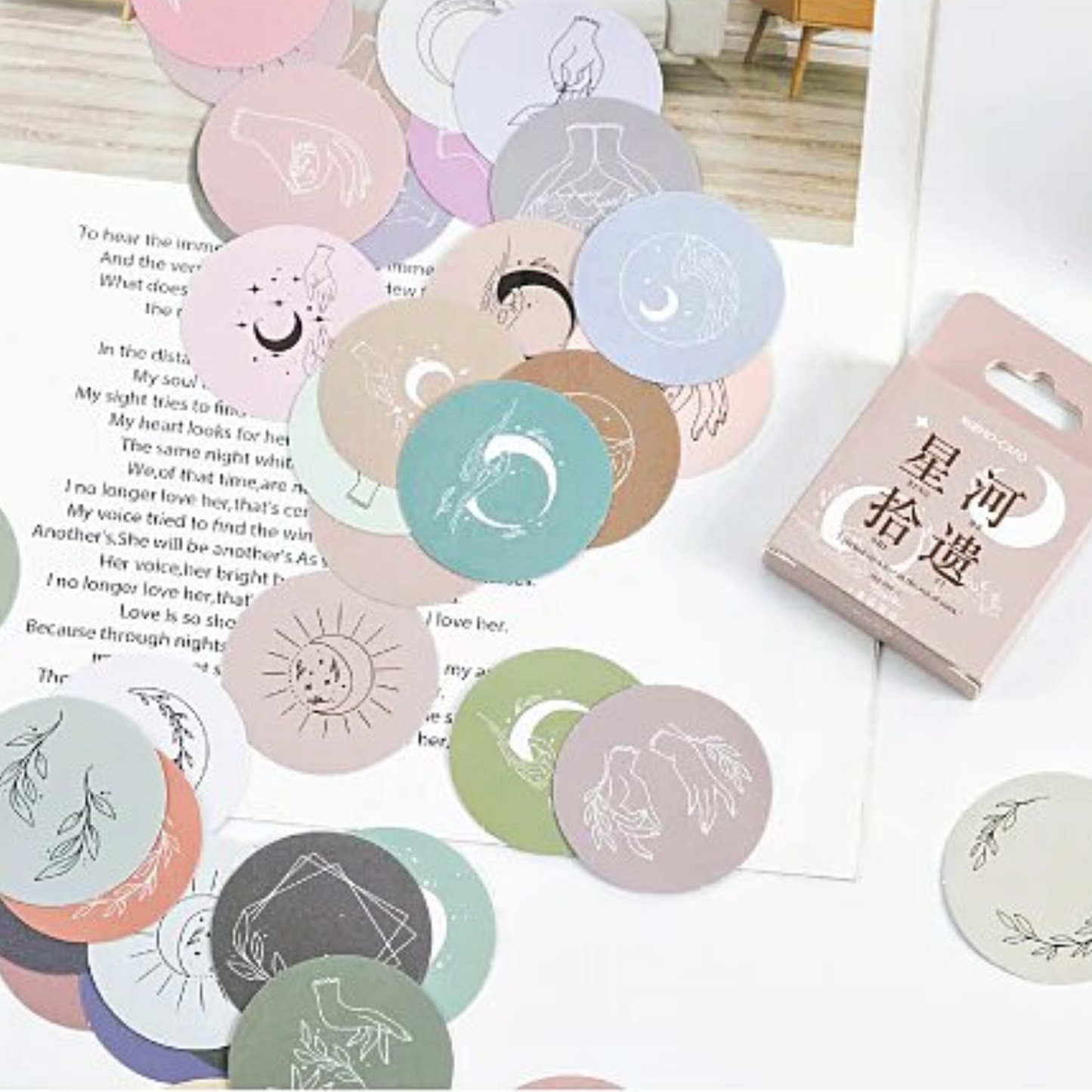Zen Circles - Self Adhesive Sticker Box