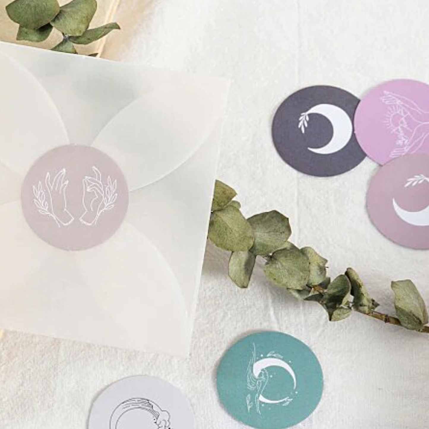 Zen Circles - Self Adhesive Sticker Box