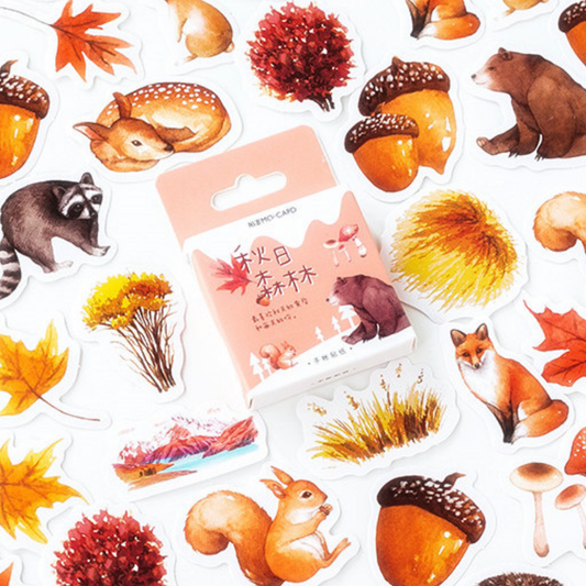 Autumn Forest - Self Adhesive Sticker Box