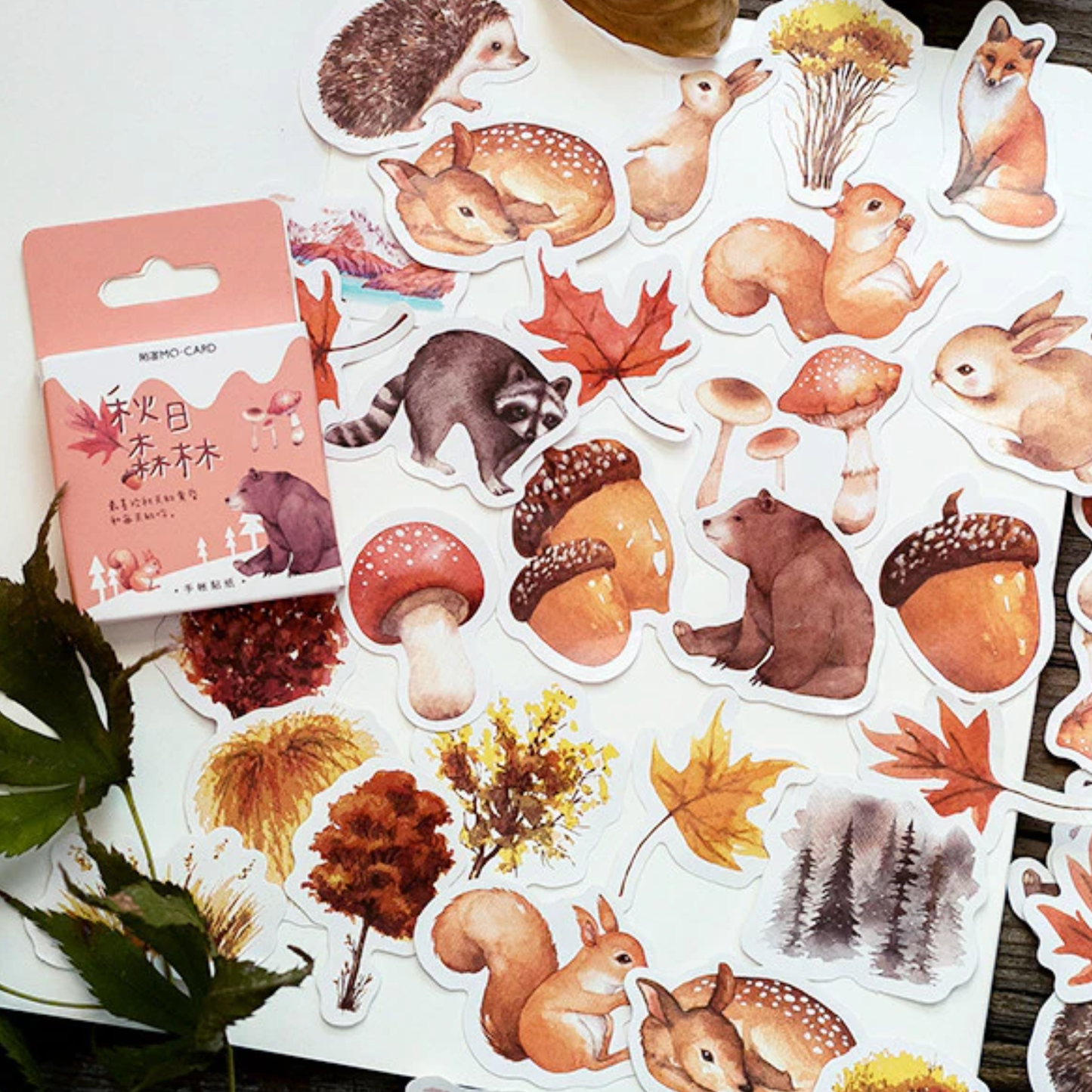 Autumn Forest - Self Adhesive Sticker Box