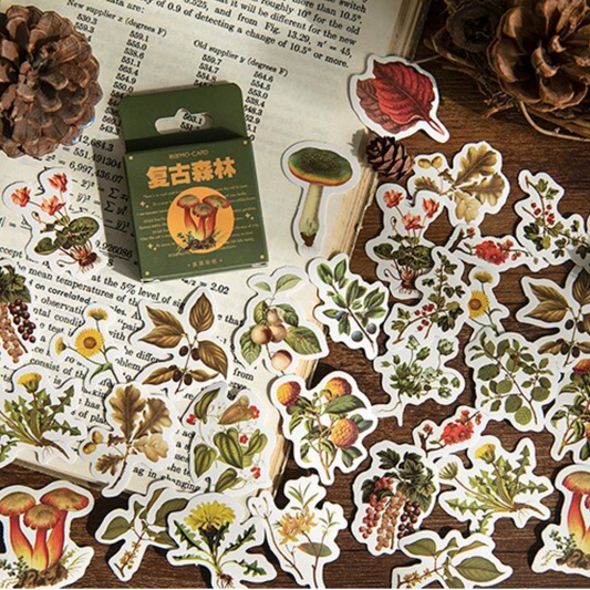 Botanical Forest - Self Adhesive Sticker Box