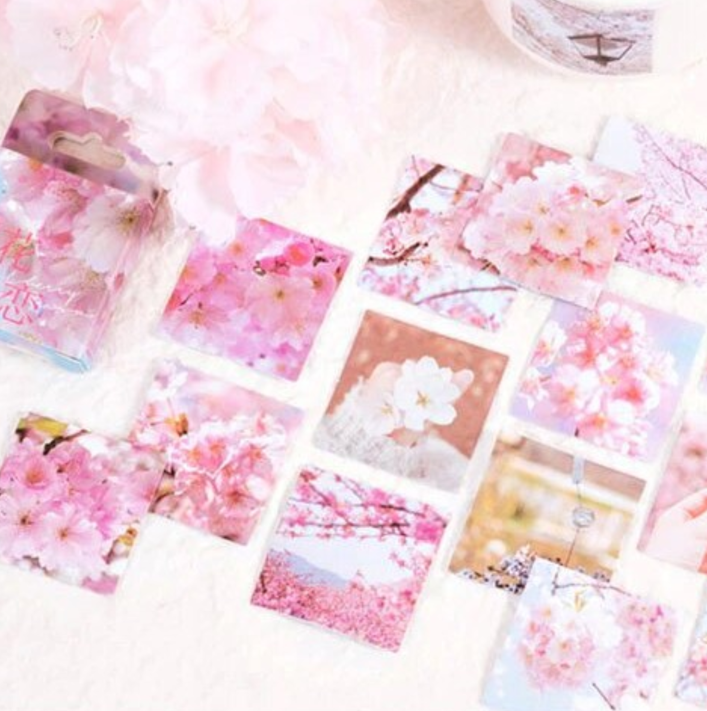 Cherry Blossom Skies - Self Adhesive Sticker Box