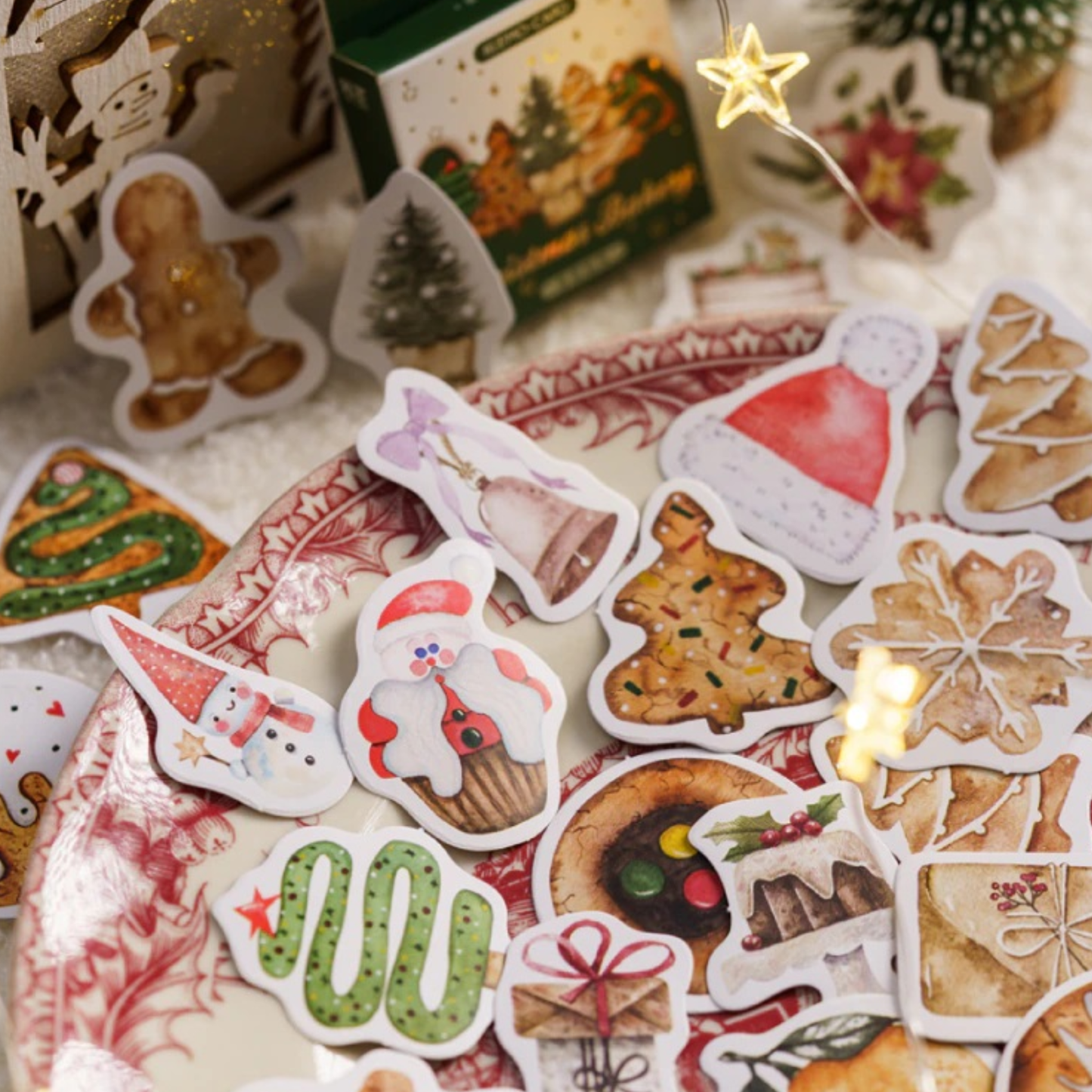 Christmas Bakery - Self Adhesive Sticker Box