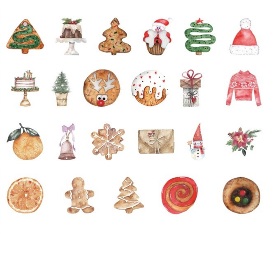 Christmas Bakery - Self Adhesive Sticker Box