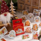 Christmas Houses - Self Adhesive Sticker Box