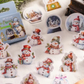 Christmas Snowmen - Self Adhesive Sticker Box