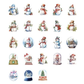 Christmas Snowmen - Self Adhesive Sticker Box