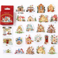 Christmas Houses - Self Adhesive Sticker Box