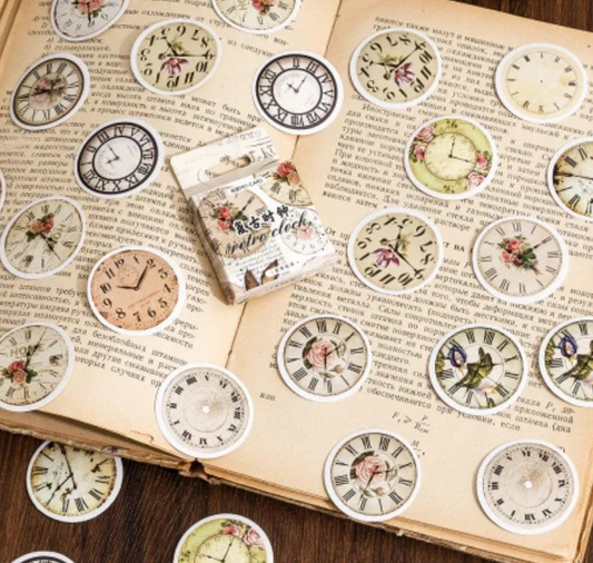 Clocks - Self Adhesive Sticker Box