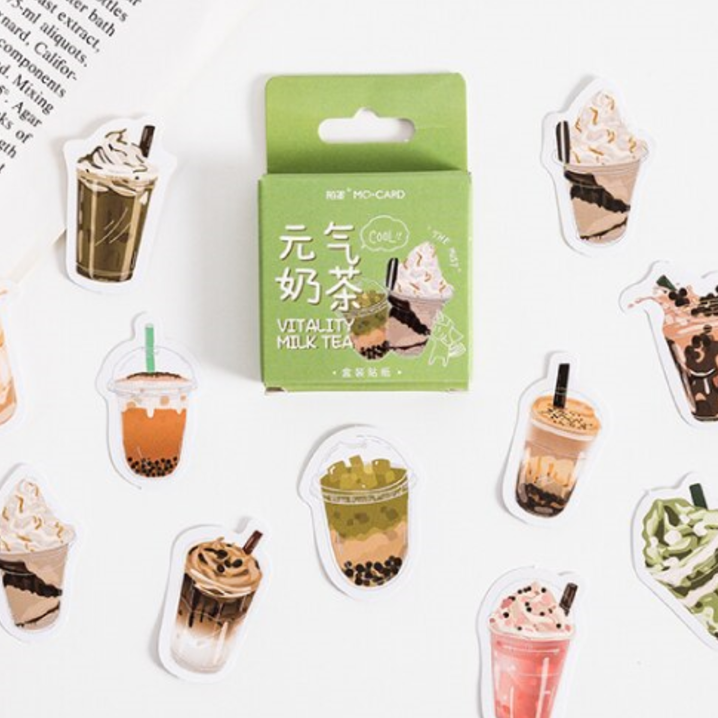 Cold Drinks - Self Adhesive Sticker Box