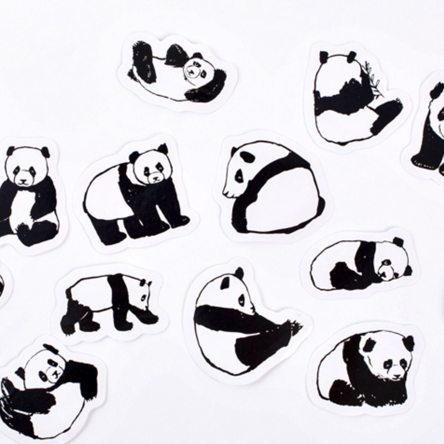 Cute Panda - Self Adhesive Sticker Box