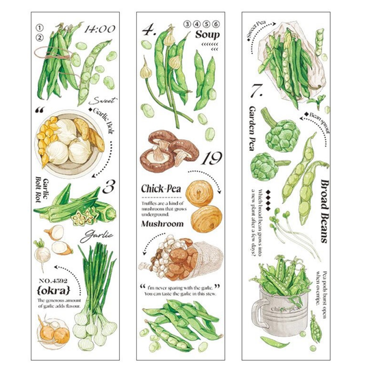 Kitchen Garden Set - Dark Green - Sticker Sheet