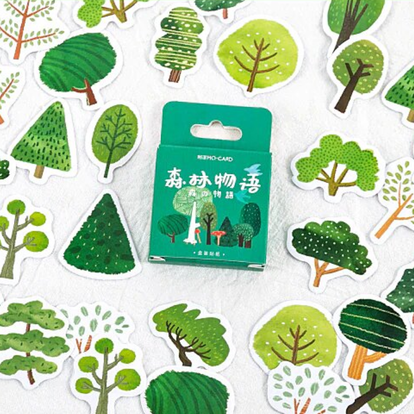 Deep Forest - Self Adhesive Sticker Box