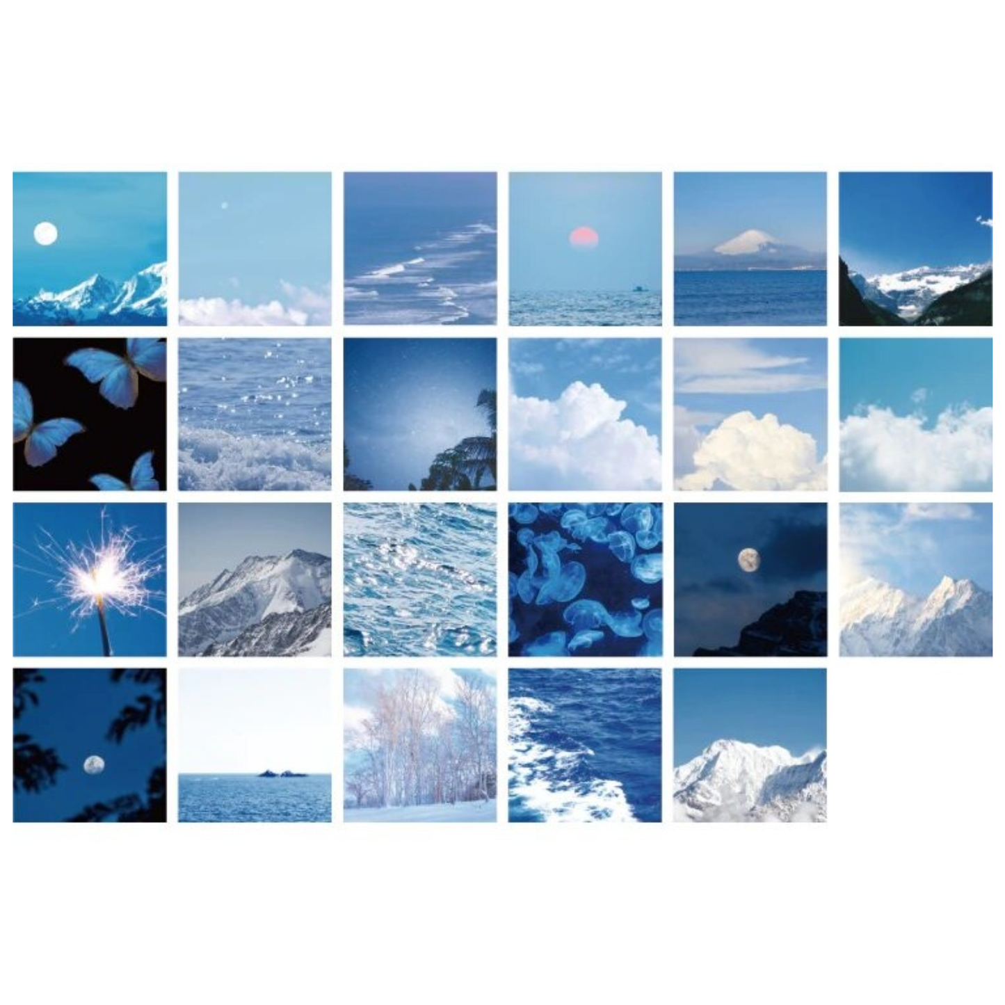 Endless Blue Sky - Self Adhesive Sticker Box