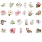 English Country Garden - Self Adhesive Sticker Box