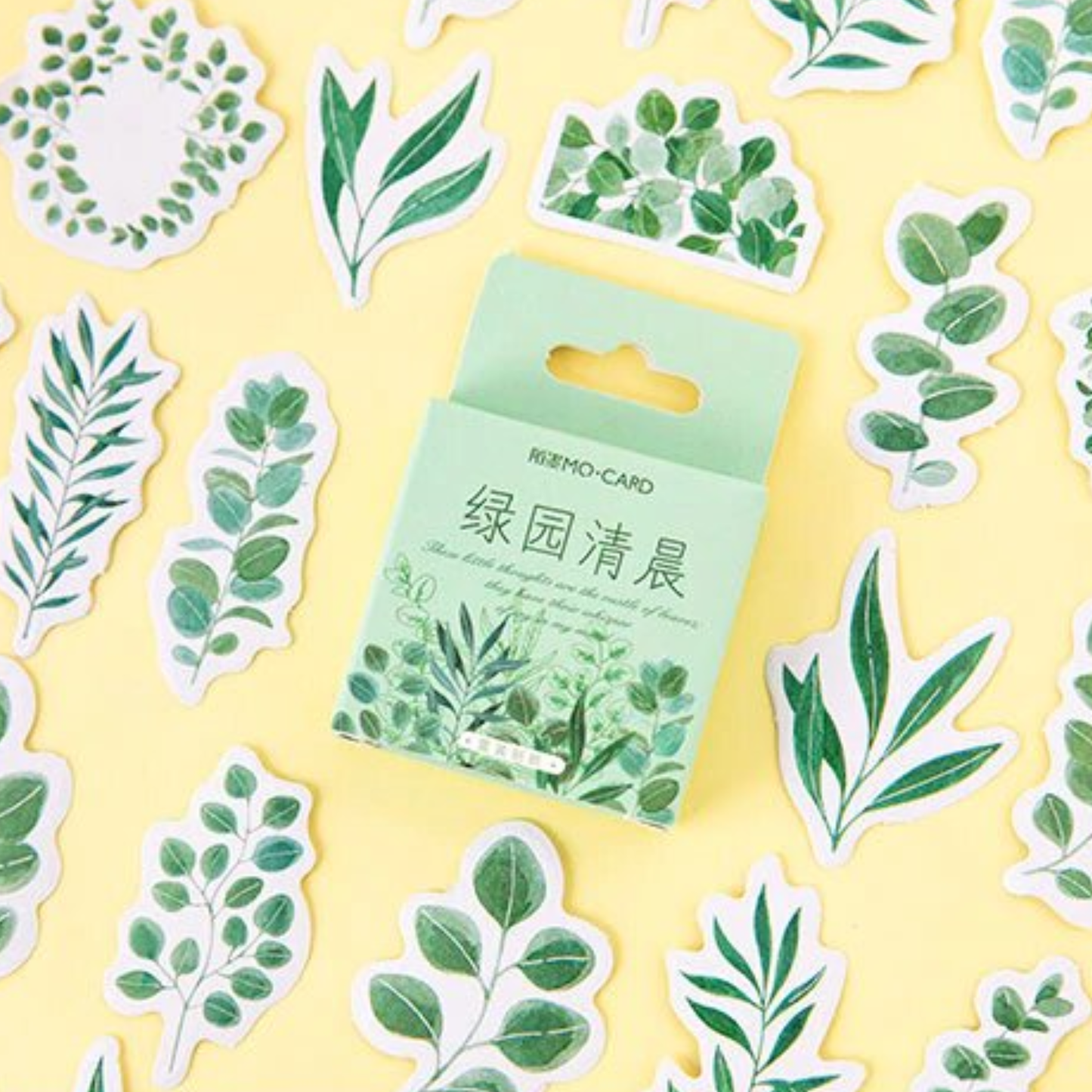 Eucalyptus Leaves - Self Adhesive Sticker Box