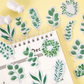 Eucalyptus Leaves - Self Adhesive Sticker Box