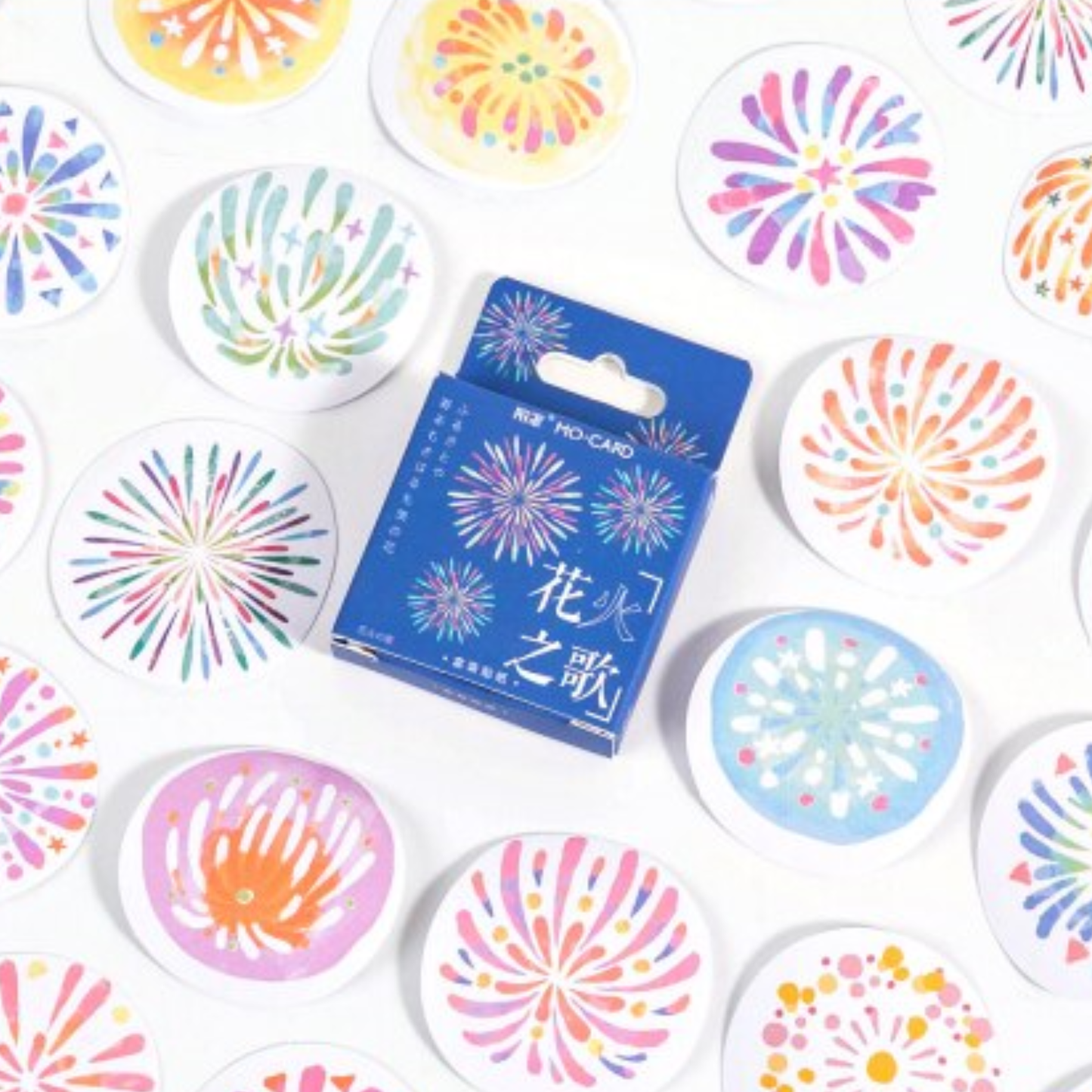 Firework Display - Self Adhesive Sticker Box