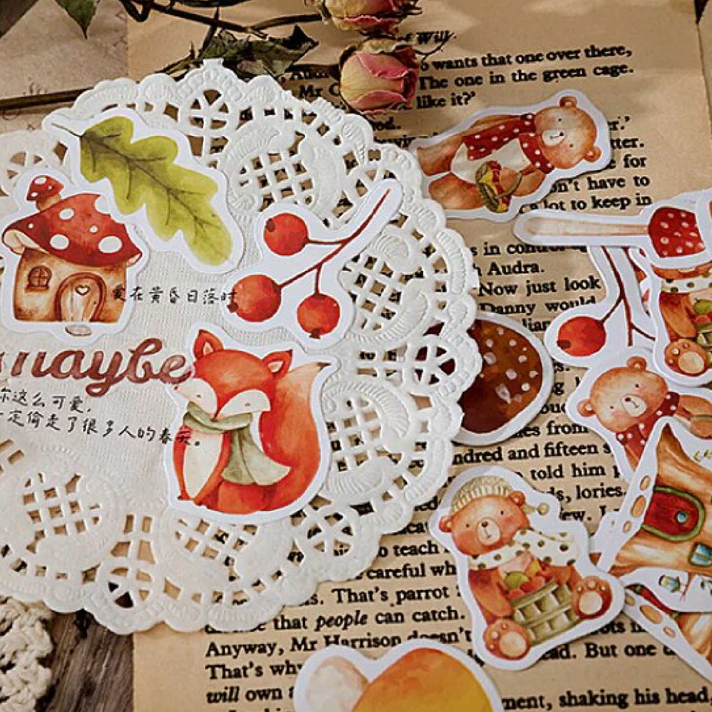 Forest Diary - Self Adhesive Sticker Box