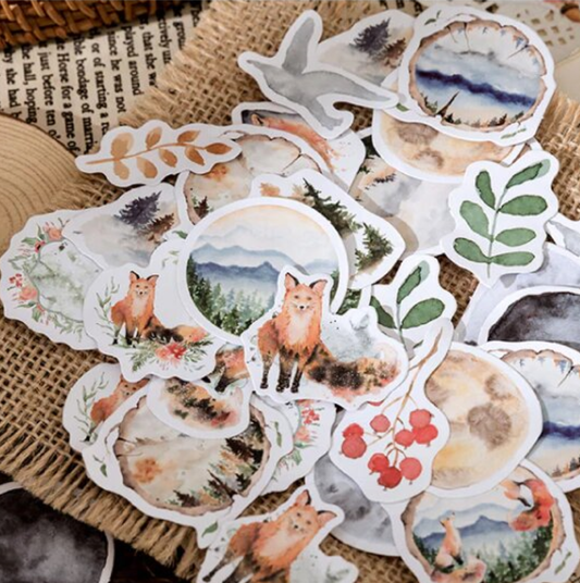 Forest Whisper - Self Adhesive Sticker Box