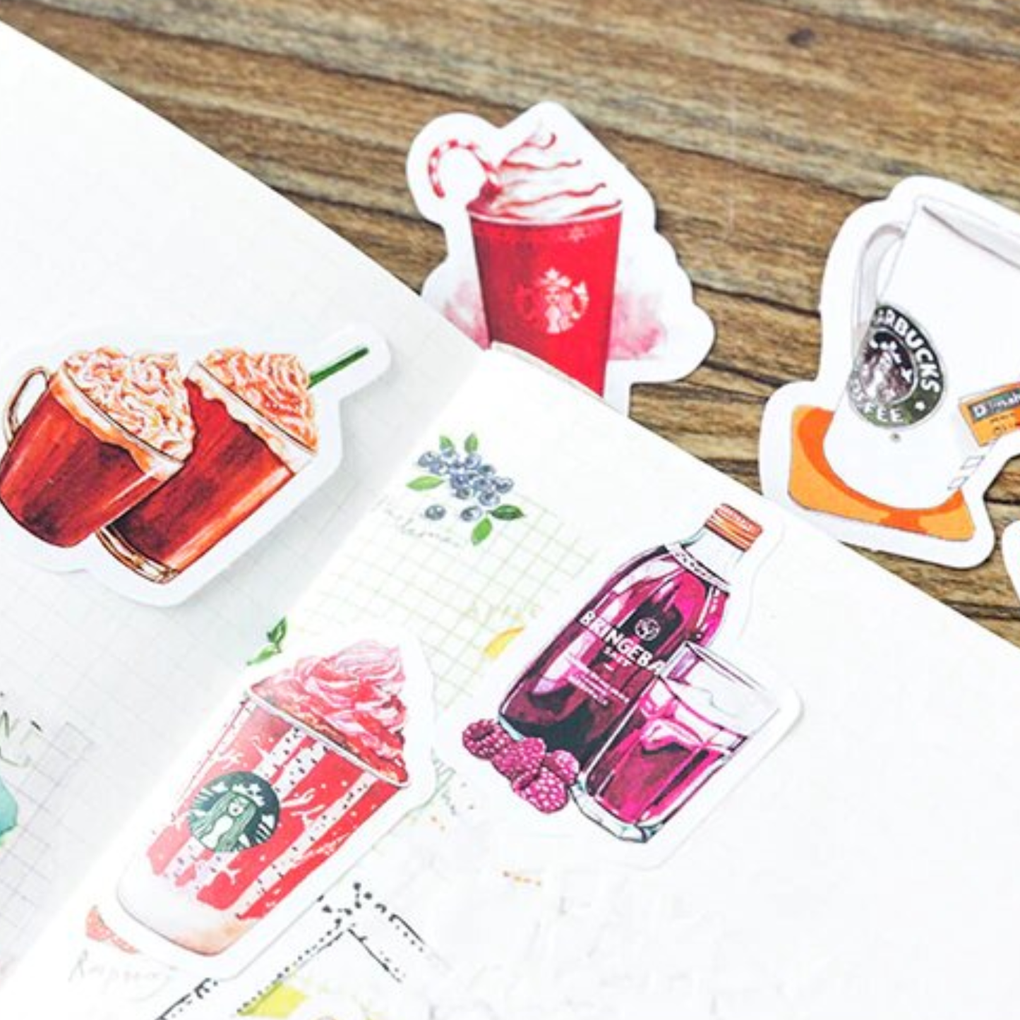 I Love Drinks - Self Adhesive Sticker Box