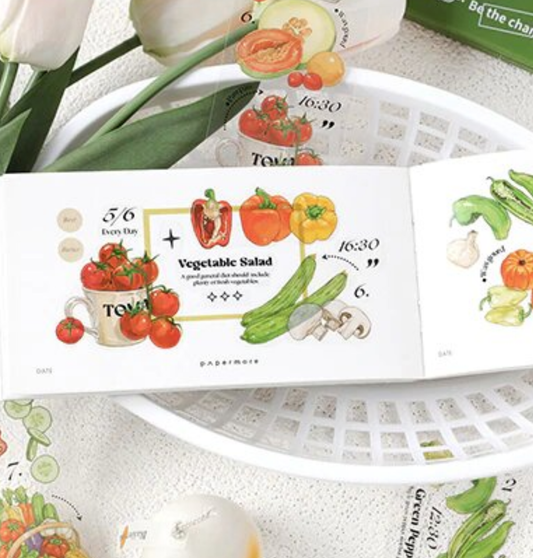 Kitchen Garden Set - Orange - Sticker Sheet