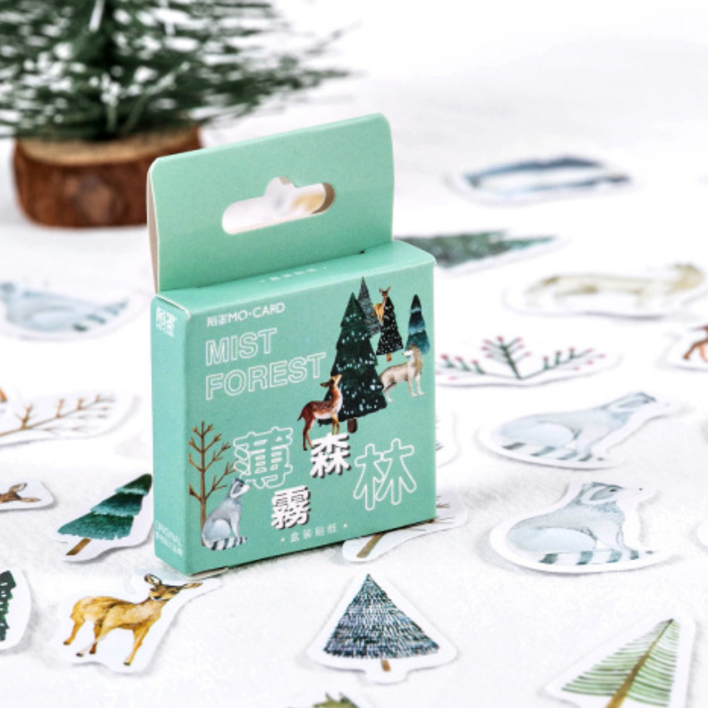 Misty Forest - Self Adhesive Sticker Box