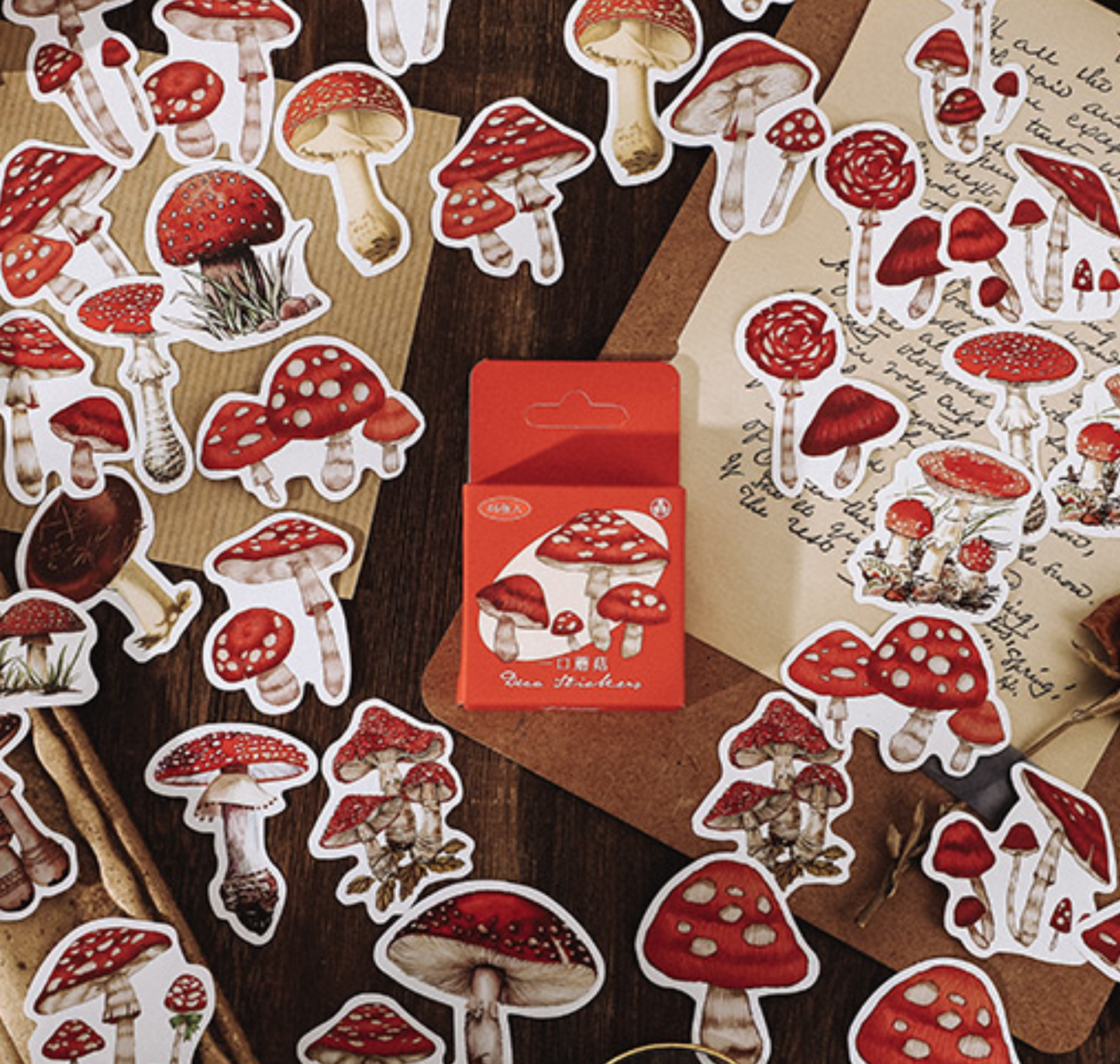 Mushroom Medley - Self Adhesive Sticker Box