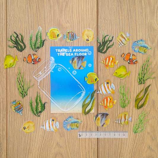 Yellow Coral Reef - Sticker Sheet