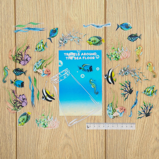 Blue Coral Reef - Sticker Sheet