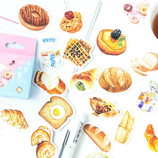 Remember To Eat Breakfast - Self Adhesive Sticker Box