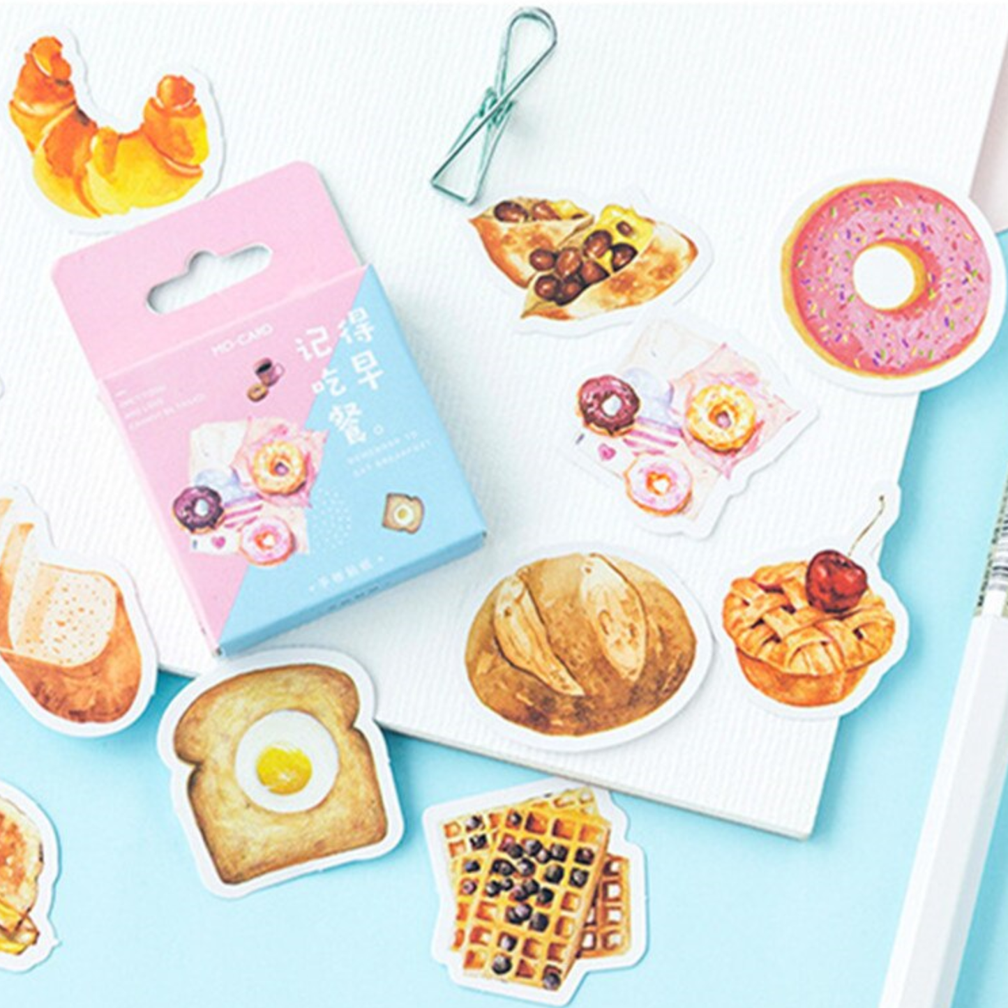 Remember To Eat Breakfast - Self Adhesive Sticker Box