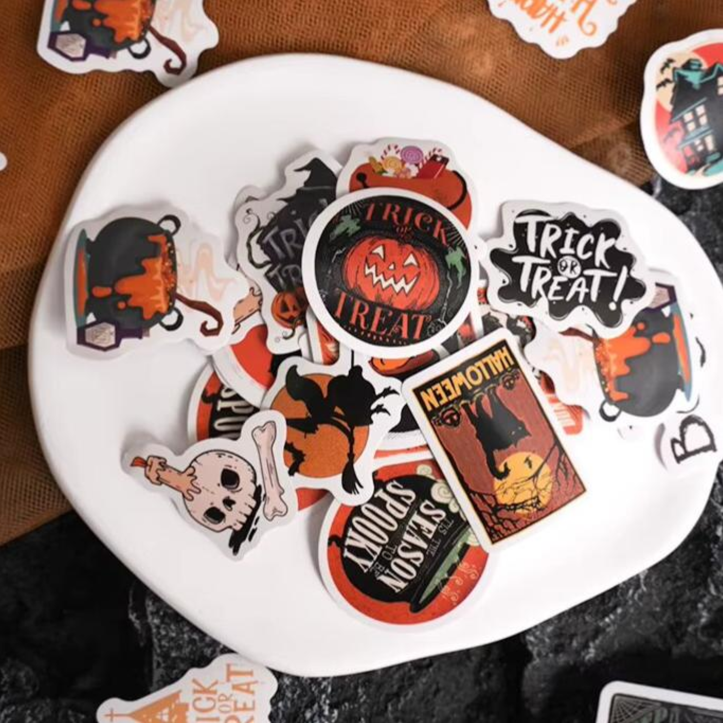 Haunted Halloween - Self Adhesive Sticker Box