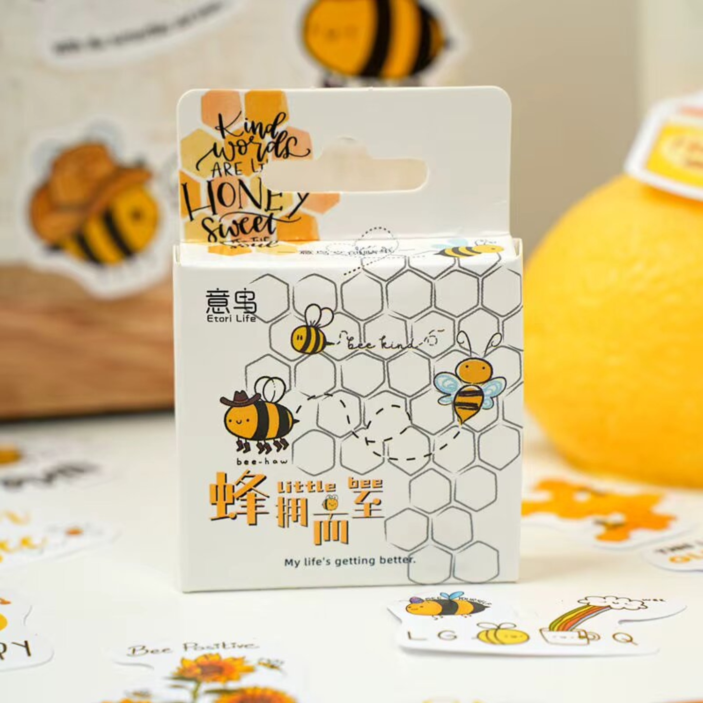 Busy Bees - Self Adhesive Sticker Box