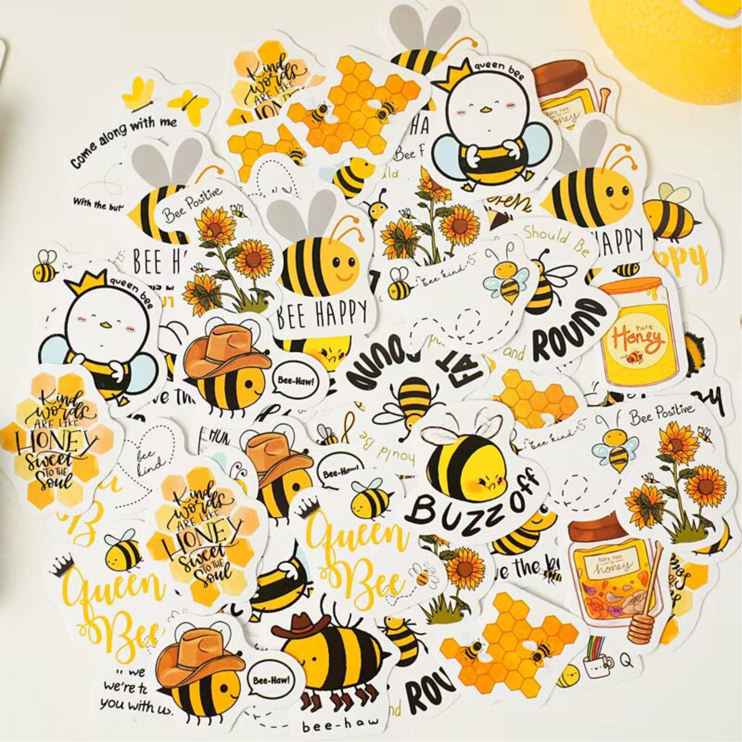 Busy Bees - Self Adhesive Sticker Box