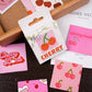 Cherries  - Self Adhesive Sticker Box