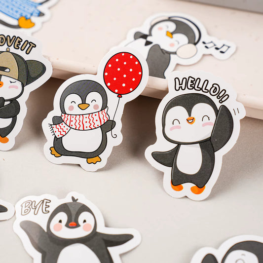 Penguin - Self Adhesive Sticker Box