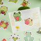 Tiny Frogs - Self Adhesive Sticker Box