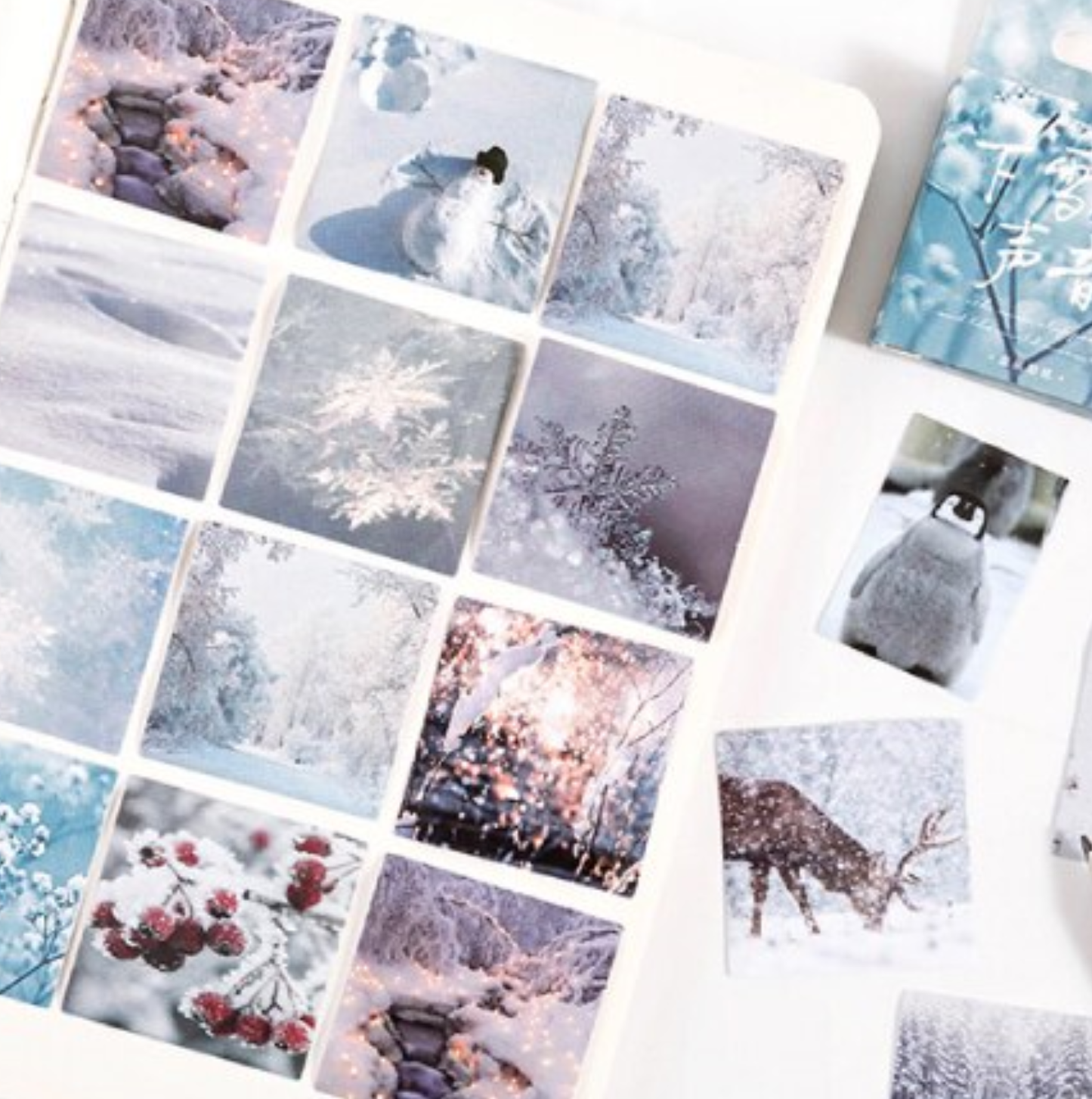 Sound Of Snow - Self Adhesive Sticker Box