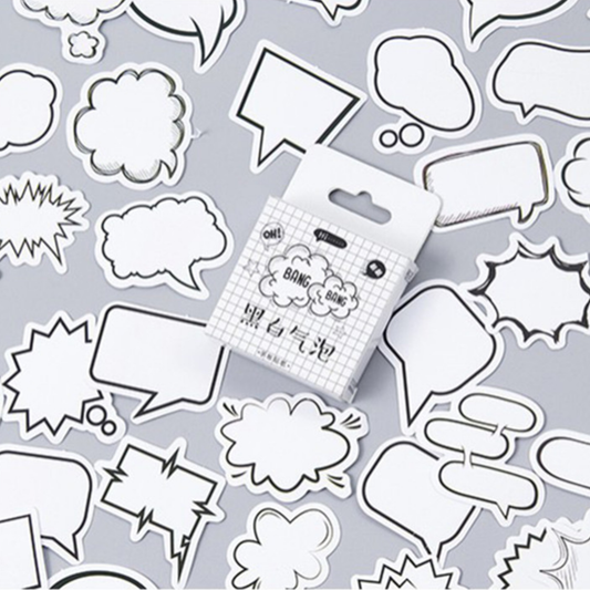 Speech Bubbles - Self Adhesive Sticker Box